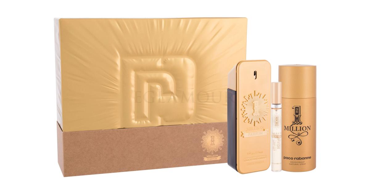Paco Rabanne 1 Million Geschenkset Parfum 100 ml + Deodorant 150 ml ...
