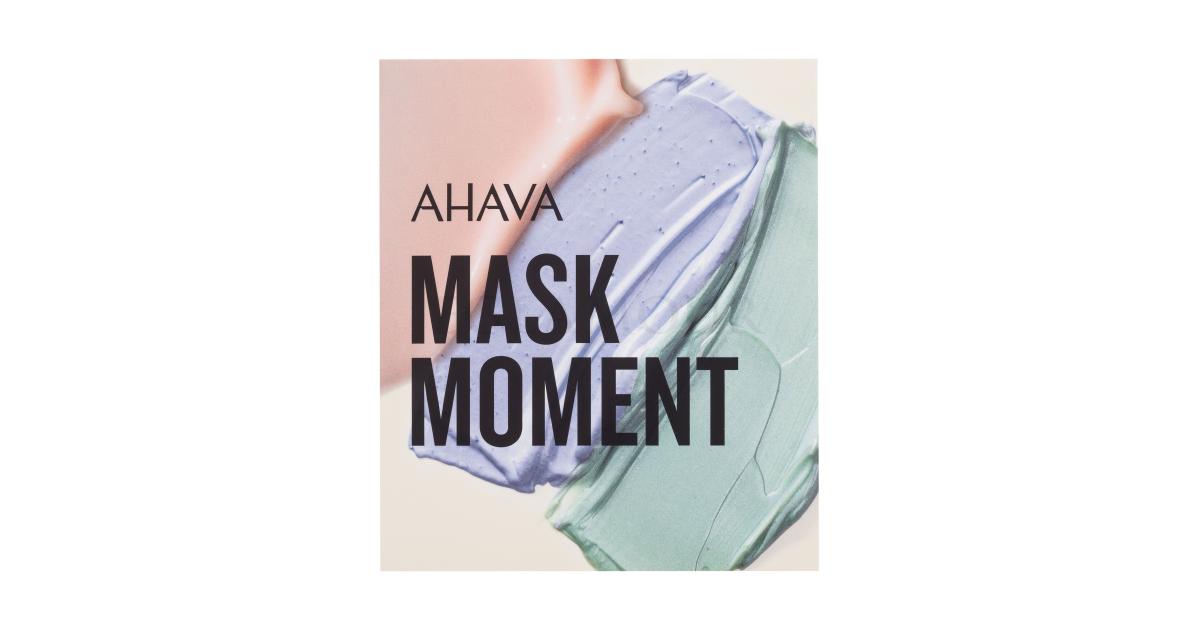 AHAVA Mask Moment Geschenkset Mineral Mud Brightening & Hydrating Mask 6 ml  + Mineral Mud Clearing Mask 6 ml + Dunaliella Algae Refresh & Smooth  Peel-Off Mask 8 ml + Purifying Mud