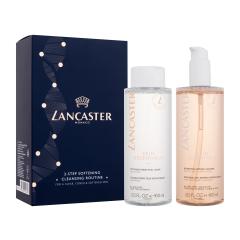 Lancaster Skin Essentials 2-Step Softening Cleansing Routine Geschenkset Gesichtstonikum Softening Perfecting Toner 400 ml + Reinigungswasser Refreshing Express Cleanser 400 ml