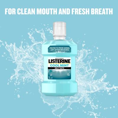 Listerine Cool Mint Mild Taste Mouthwash Mundwasser 1000 ml