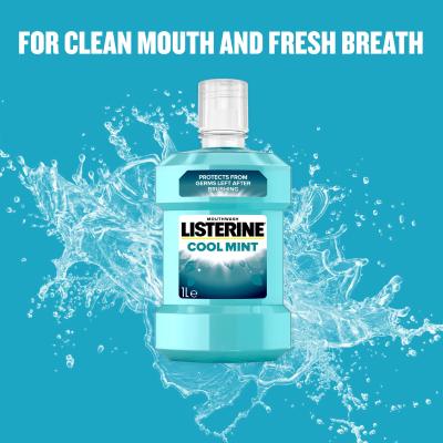Listerine Cool Mint Mouthwash Mundwasser 1000 ml