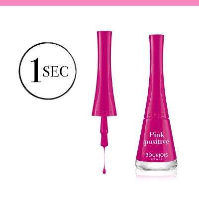 BOURJOIS Paris 1 Second Nagellack für Frauen 9 ml Farbton  12 Pink Positive