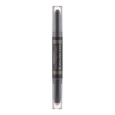 Max Factor Contouring Stick Eyeshadow Lidschatten für Frauen 5 g Farbton  002 Warm Taupe &amp; Amber Brown