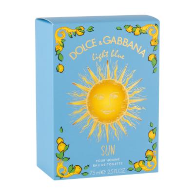 Dolce&amp;Gabbana Light Blue Sun Pour Homme Eau de Toilette für Herren 75 ml