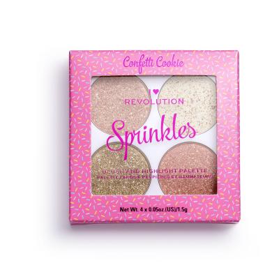 Makeup Revolution London I Heart Revolution Sprinkles Rouge für Frauen 6 g Farbton  Confetti Cookie