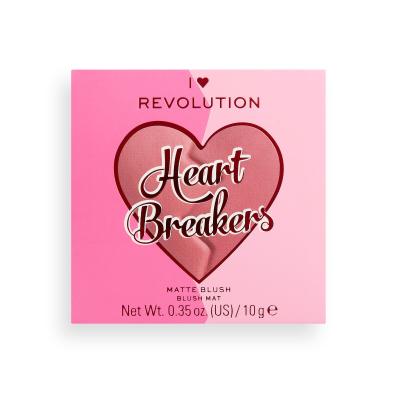 I Heart Revolution Heartbreakers Matte Blush Rouge für Frauen 10 g Farbton  Independent