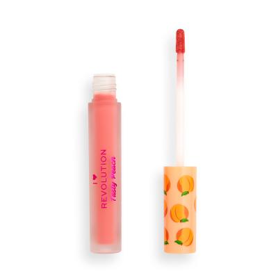 I Heart Revolution Tasty Peach Liquid Lippenstift für Frauen 2 g Farbton  Apricot