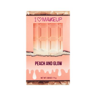 Makeup Revolution London I Heart Makeup Chocolate Duo Palette Highlighter für Frauen 11,2 g Farbton  Peach And Glow
