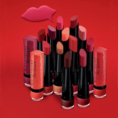 BOURJOIS Paris Rouge Velvet The Lipstick Lippenstift für Frauen 2,4 g Farbton  22 Moka-Dero