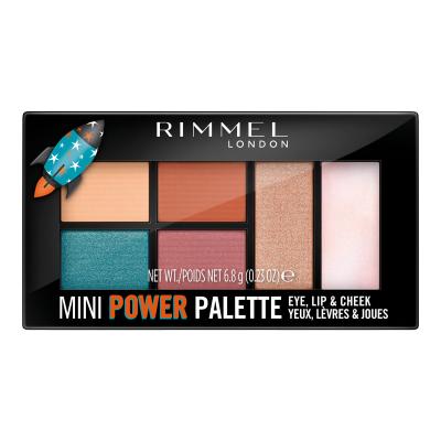 Rimmel London Mini Power Palette Contouring Palette für Frauen 6,8 g Farbton  004 Pioneer