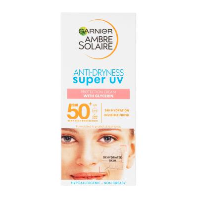 Garnier Ambre Solaire Sensitive Advanced SPF50+ Sonnenschutz fürs Gesicht 50 ml