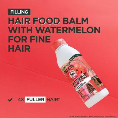 Garnier Fructis Hair Food Watermelon Plumping Conditioner Conditioner für Frauen 350 ml