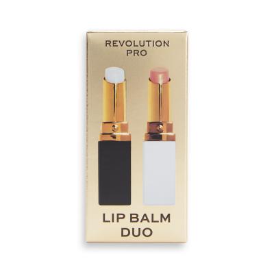 Revolution Pro Lip Balm Duo Geschenkset Lippenbalsam Clear Lip Balm 2,7 g + Lippenbalsam Tinted Lip Balm 2,7 g