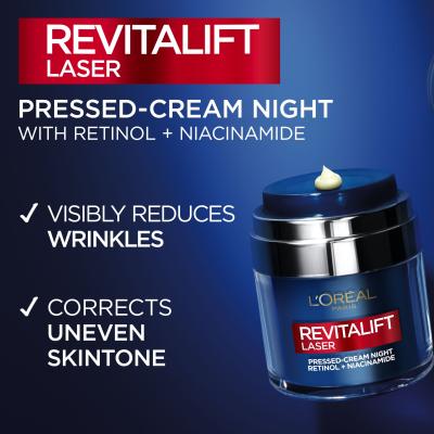 L&#039;Oréal Paris Revitalift Laser Pressed-Cream Night Nachtcreme für Frauen 50 ml