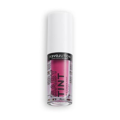 Revolution Relove Baby Tint Lip &amp; Cheek Lippenstift für Frauen 1,4 ml Farbton  Fuchsia