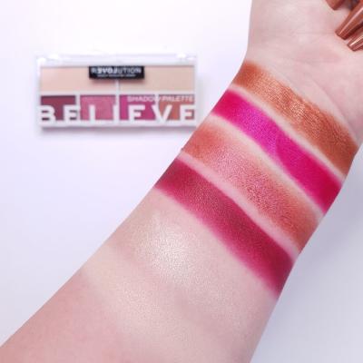 Revolution Relove Colour Play Shadow Palette Lidschatten für Frauen 5,2 g Farbton  Believe