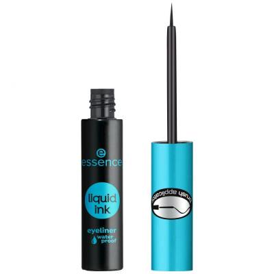 Essence Liquid Ink Eyeliner Waterproof Eyeliner für Frauen 3 ml Farbton  Black