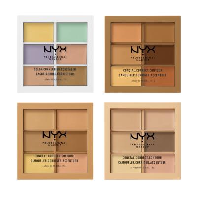NYX Professional Makeup Color Correcting Concealer Contouring Palette für Frauen 9 g Farbton  Multicolor