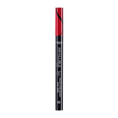L&#039;Oréal Paris Infaillible Grip 36H Micro-Fine Brush Eye Liner Eyeliner für Frauen 0,4 g Farbton  01 Obsidian Black