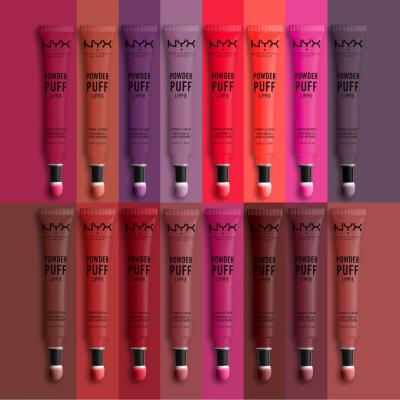 NYX Professional Makeup Powder Puff Lippie Lippenstift für Frauen 12 ml Farbton  04 Squad Goals