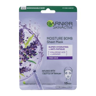 Garnier SkinActive Moisture Bomb Super Hydrating + Anti-Fatigue Gesichtsmaske für Frauen 1 St.