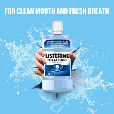 Listerine Total Care Stay White Mouthwash 6 in 1 Mundwasser 500 ml
