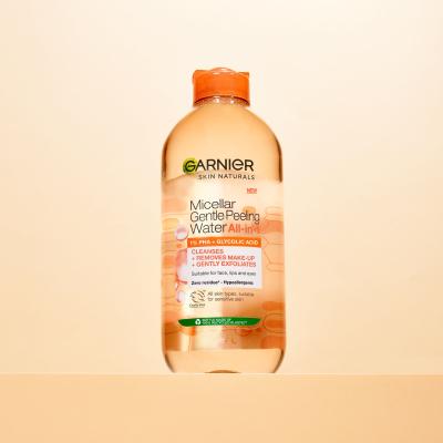 Garnier Skin Naturals Micellar Gentle Peeling Water Mizellenwasser für Frauen 400 ml