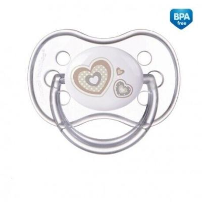 Canpol babies Newborn Baby More Comfort Silicone Soother Hearts 0-6m Schnuller für Kinder 1 St.