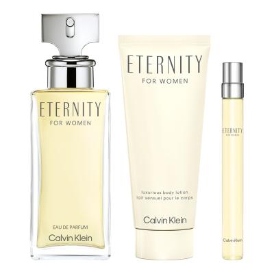 Calvin Klein Eternity SET2 Geschenkset Eau de Parfum 100 ml + Körperlotion 100 ml + Eau de Parfum 10 ml