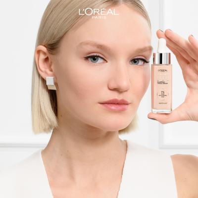 L&#039;Oréal Paris True Match Nude Plumping Tinted Serum Foundation für Frauen 30 ml Farbton  1-2 Rosy Light