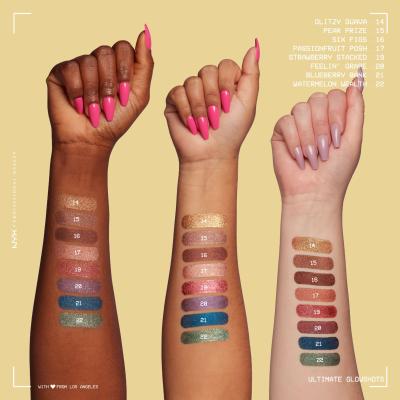 NYX Professional Makeup Ultimate Glow Shots Lidschatten für Frauen 7,5 ml Farbton  17 Po$H