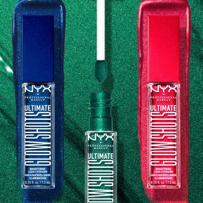 NYX Professional Makeup Ultimate Glow Shots Lidschatten für Frauen 7,5 ml Farbton  22 Watermelon Wealth