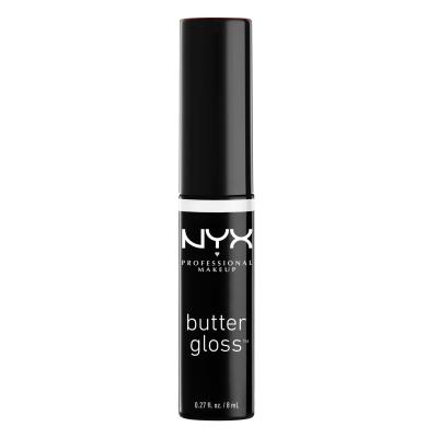 NYX Professional Makeup Butter Gloss Lipgloss für Frauen 8 ml Farbton  55 Licorice