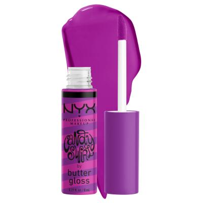 NYX Professional Makeup Butter Gloss Candy Swirl Lipgloss für Frauen 8 ml Farbton  03 Snow Cone