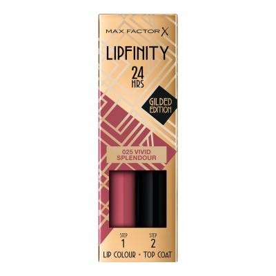 Max Factor Lipfinity 24HRS Lip Colour Lippenstift für Frauen 4,2 g Farbton  025 Vivid Splendour