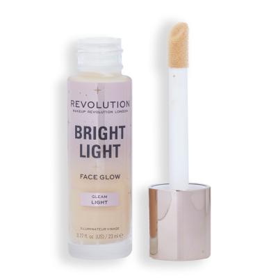 Makeup Revolution London Bright Light Face Glow Foundation für Frauen 23 ml Farbton  Gleam Light