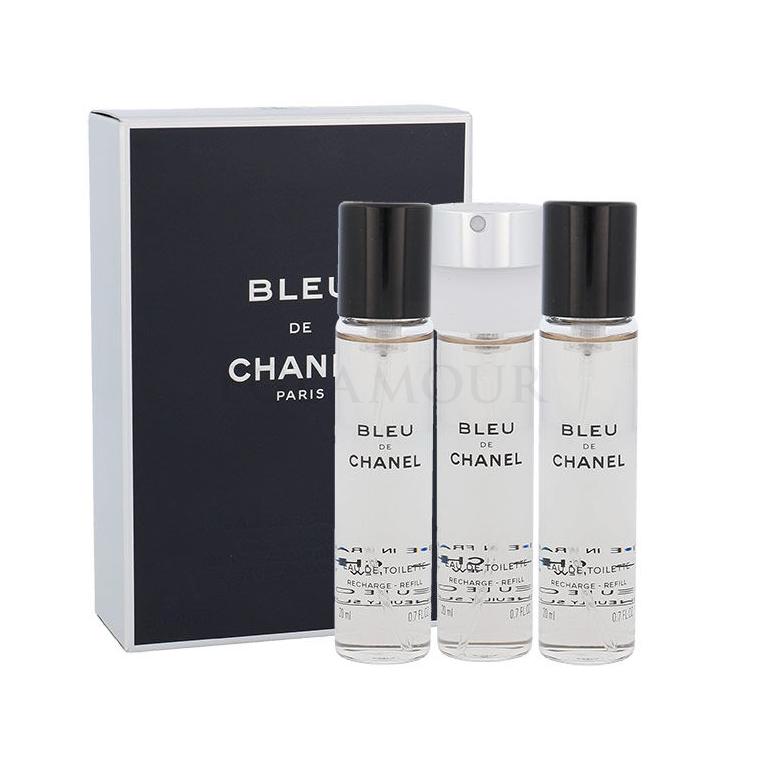 Chanel Bleu de Chanel Eau de Toilette für Herren Nachfüllung 3x20 ml