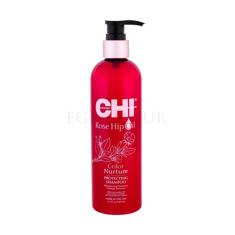 Farouk Systems CHI Rose Hip Oil Color Nurture Shampoo für Frauen 340 ml