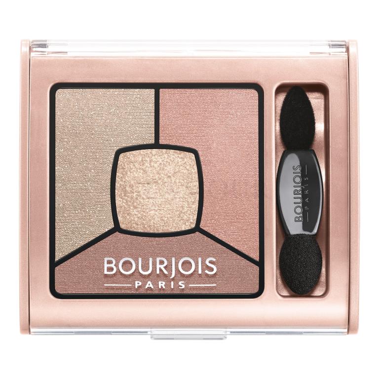 BOURJOIS Paris Smoky Stories Quad Eyeshadow Palette Lidschatten für Frauen 3,2 g Farbton  14 Tomber Des Nudes