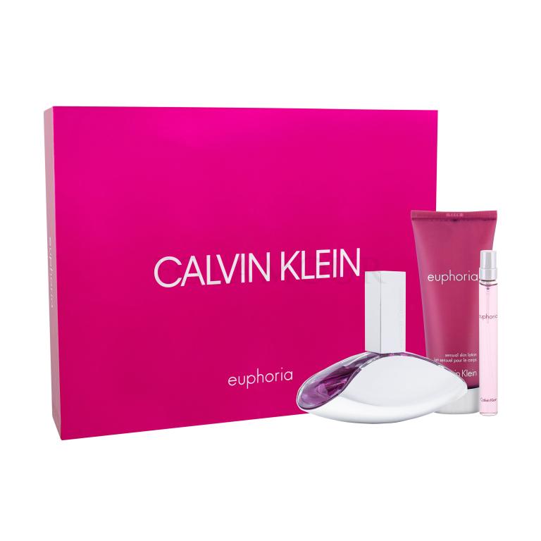Calvin Klein Euphoria Geschenkset Edp 50ml + 100ml Körpermilch + 10ml Edt Roll-On