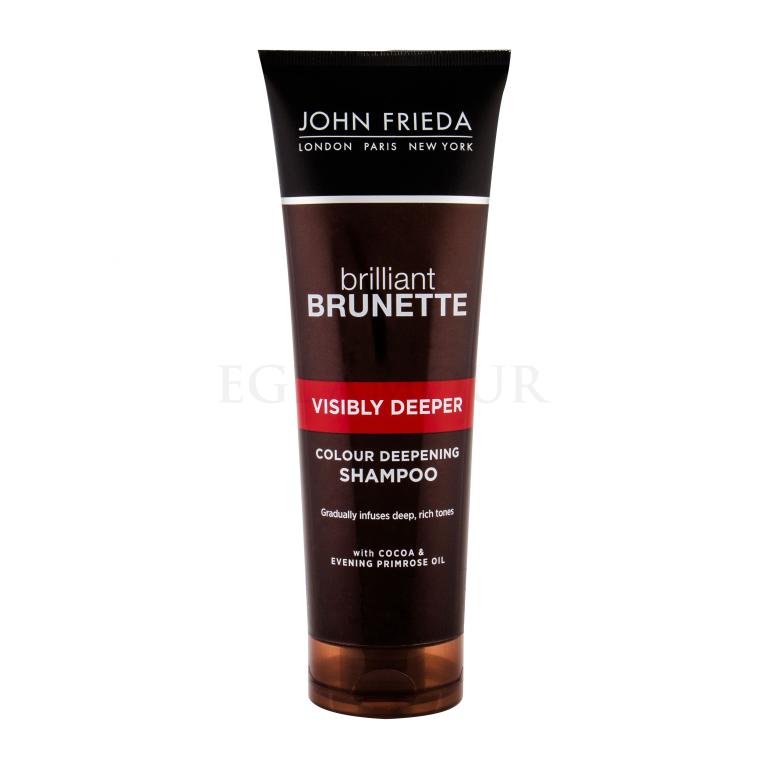 John Frieda Brilliant Brunette Visibly Deeper Shampoo für Frauen 250 ml