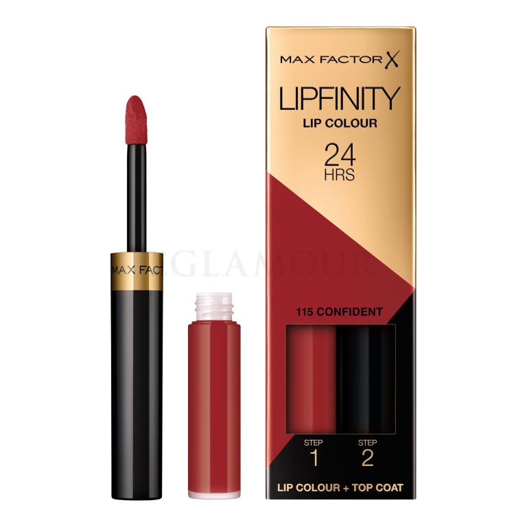 Max Factor Lipfinity 24HRS Lip Colour Lippenstift für Frauen 4,2 g Farbton  115 Confident
