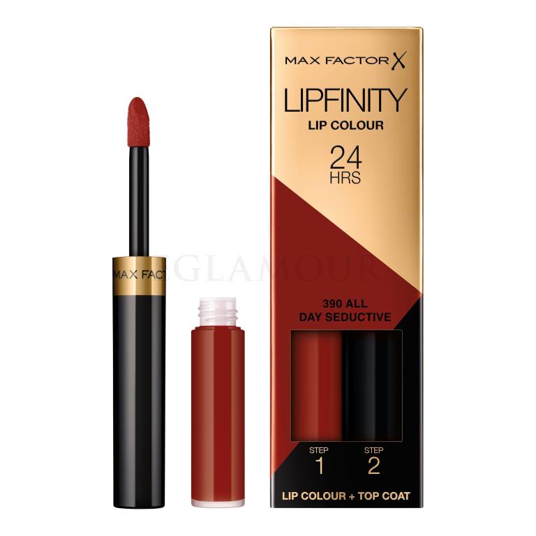 Max Factor Lipfinity 24HRS Lip Colour Lippenstift für Frauen 4,2 g Farbton  390 All Day Seductive