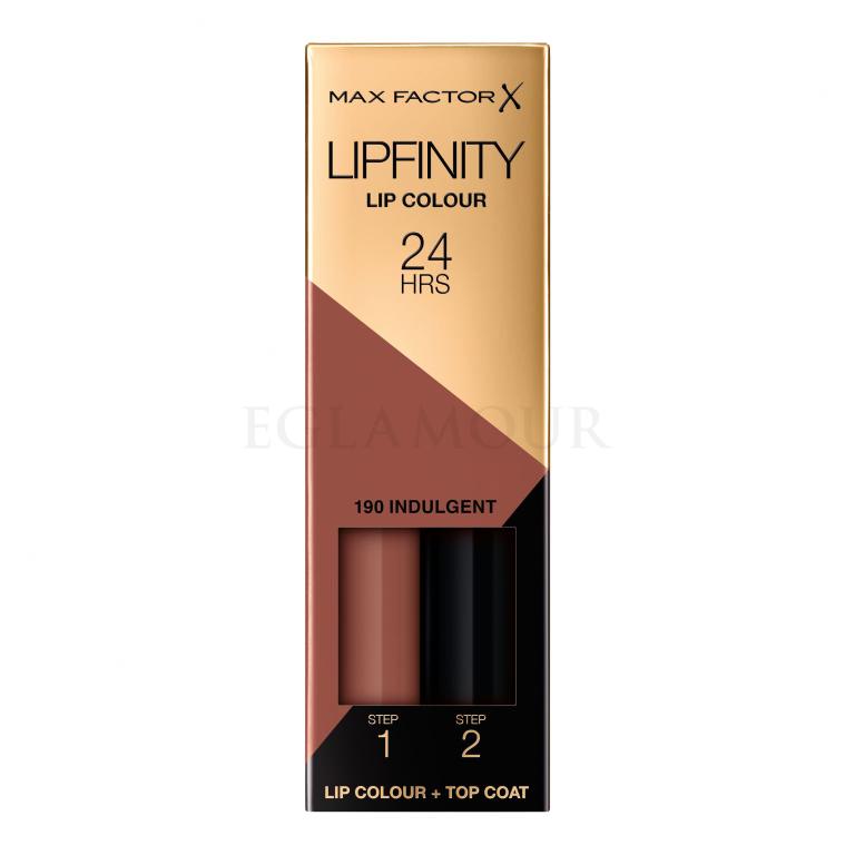 Max Factor Lipfinity 24HRS Lip Colour Lippenstift für Frauen 4,2 g Farbton  190 Indulgent