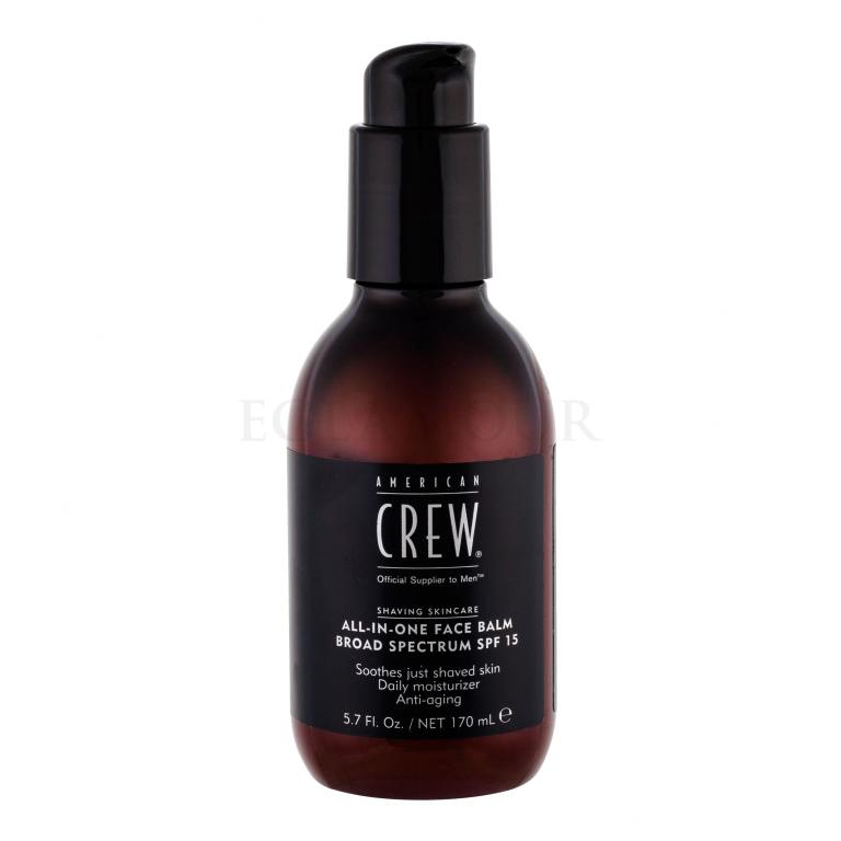 American Crew Shaving Skincare All-In-One Face Balm SPF15 After Shave Balsam für Herren 170 ml