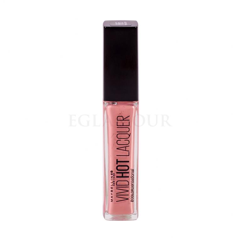 Maybelline Color Sensational Vivid Hot Laquer Lipgloss für Frauen 7,7 ml Farbton  66 Too Cute