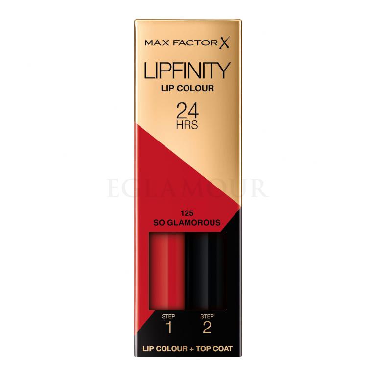 Max Factor Lipfinity 24HRS Lip Colour Lippenstift für Frauen 4,2 g Farbton  125 So Glamorous