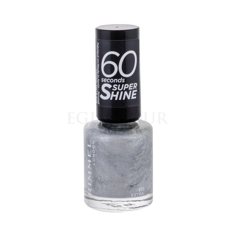 Rimmel London 60 Seconds Super Shine Nagellack für Frauen 8 ml Farbton  833 Extra!