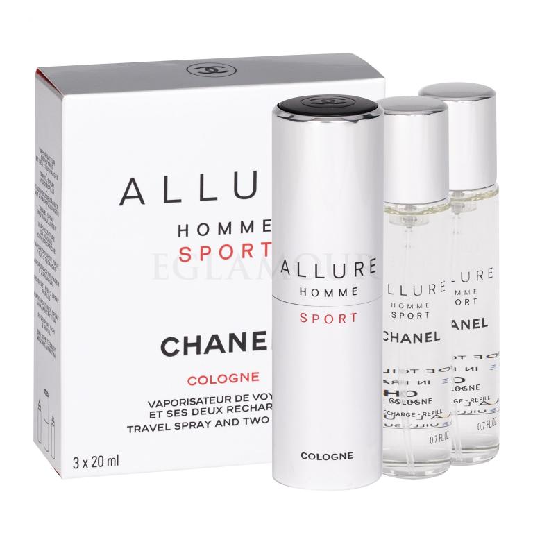 Chanel Allure Homme Sport Cologne Eau de Cologne für Herren Twist and Spray 3x20 ml
