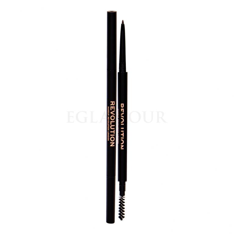 Makeup Revolution London Precise Brow Pencil Augenbrauenstift für Frauen 0,05 g Farbton  Dark Brown